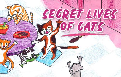 Secret Lives of Cats Art Class